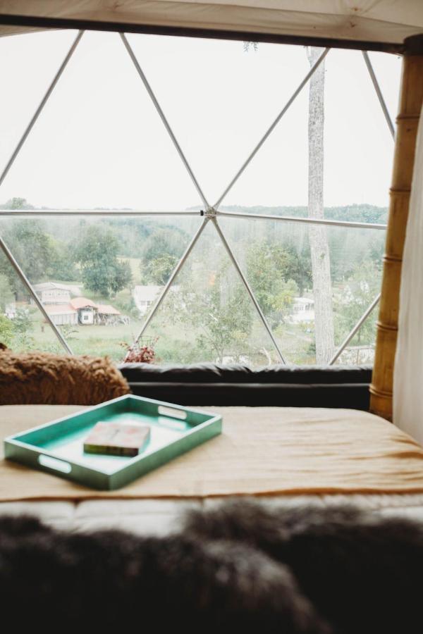 Hotel Waterfront Luxury Glamping Dome Rogersville Exterior foto