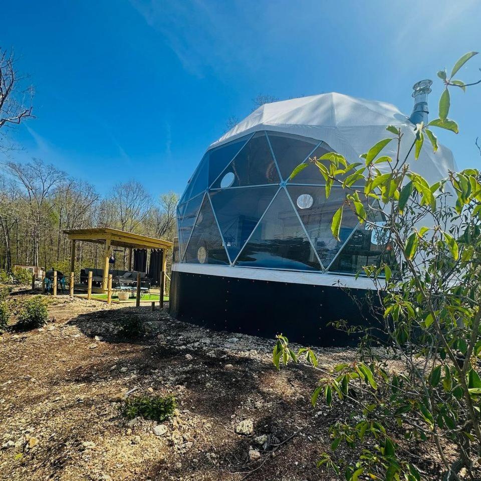Hotel Waterfront Luxury Glamping Dome Rogersville Exterior foto