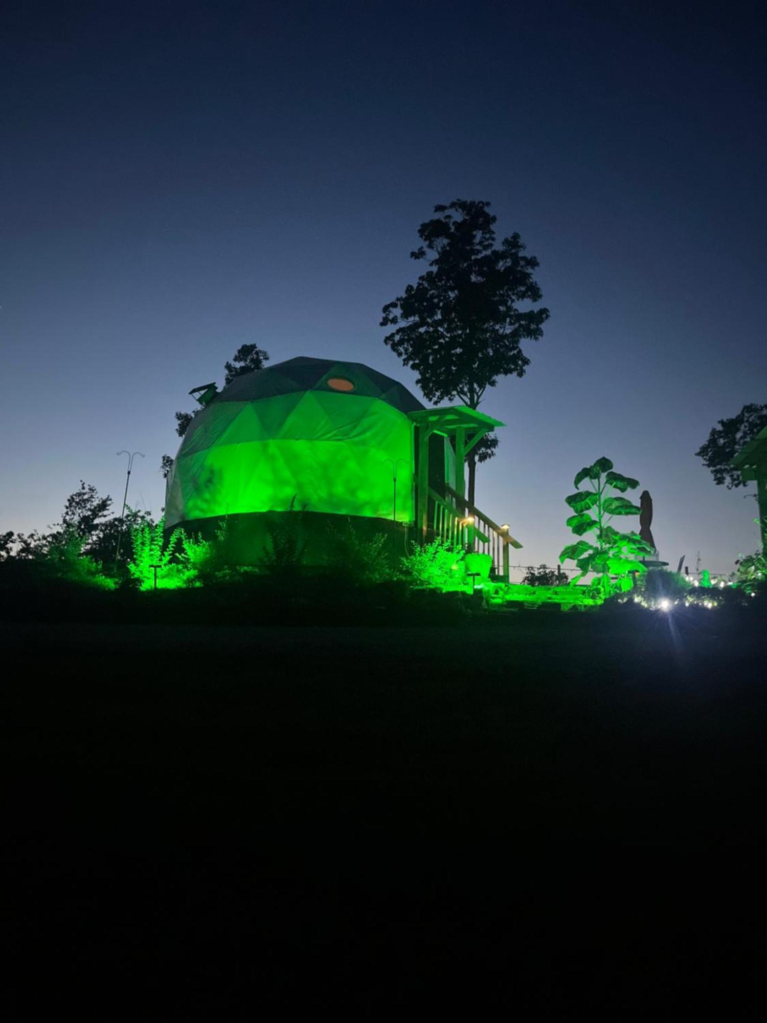 Hotel Waterfront Luxury Glamping Dome Rogersville Exterior foto
